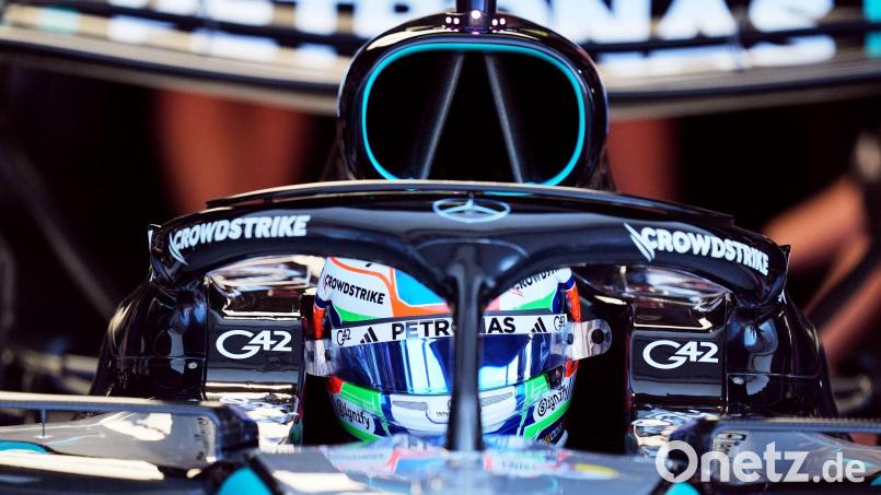 Mercedes-Teenager Kimi Antonelli rast zur Pole Position in Miami. Bild: Rebecca Blackwell/Pool AP/AP/dpa