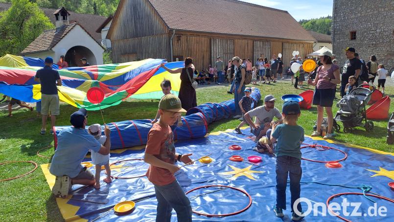 Kunterbunt war das zweite Kinderfest in Schmidmühlen. Bild: pop