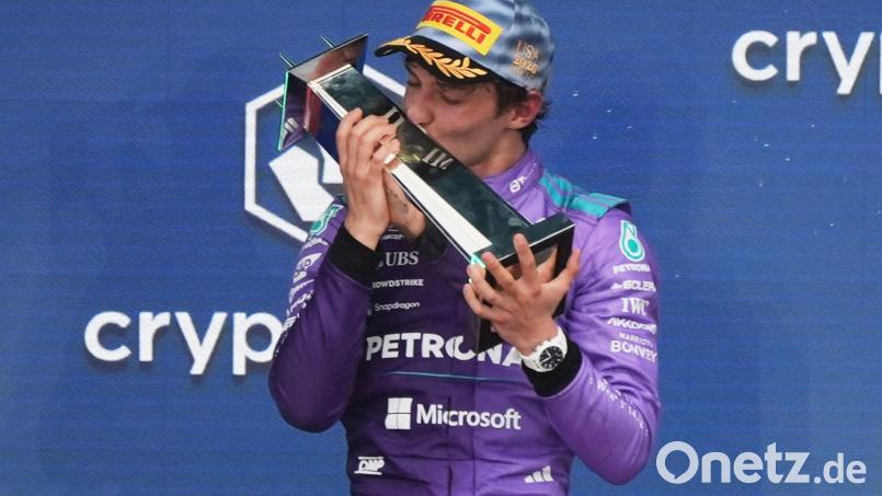 Kimi Antonelli gewinnt sein drittes Formel-1-Rennen in Serie. Bild: Lynne Sladky/AP/dpa