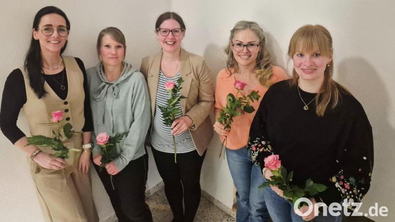 Von links: Corinna Zintl, Kristina Srp und Kristina Knorr bilden die neue Führungsspitze des Frauenbundes in Pirk. Schatzmeisterin ist Jessica Hümmer, Corinna Riedl führt das Schriftwesen. Bild: Sabine Voit