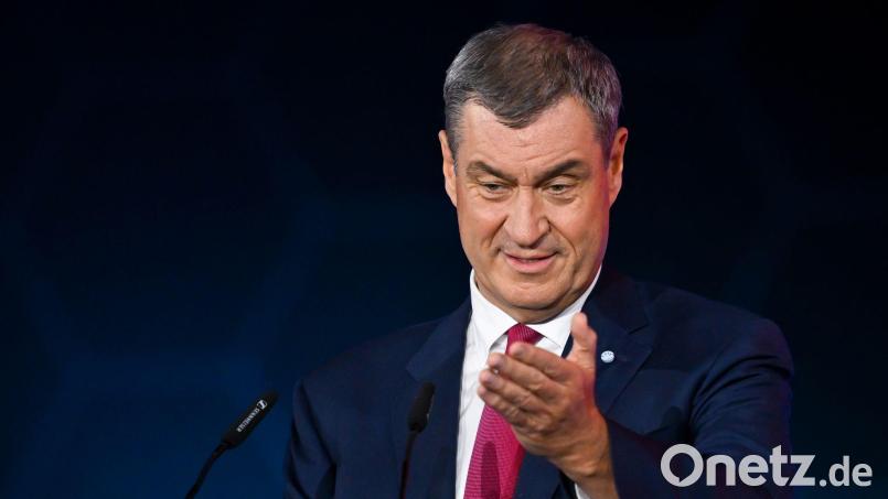 Das EU-Parlament muss jetzt handeln und schnell das Handelsabkommen mit den USA ratifizieren, findet CSU-Chef Söder. (Archivbild) Bild: Sven Hoppe/dpa