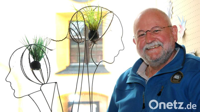 Eine der großen Leidenschaften des Amberger Künstlers Hermann Stadler war die bildende Kunst. Er war aber auch als Musiker eine Größe in der Region. Bild: Stephan Huber