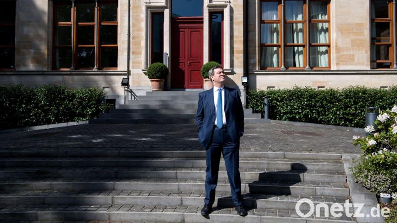 Seit Markus Söder bayerischer Regierungschef ist, kommt das Kabinett regelmäßig nach Brüssel. (Archivbild) Bild: Sven Hoppe/dpa