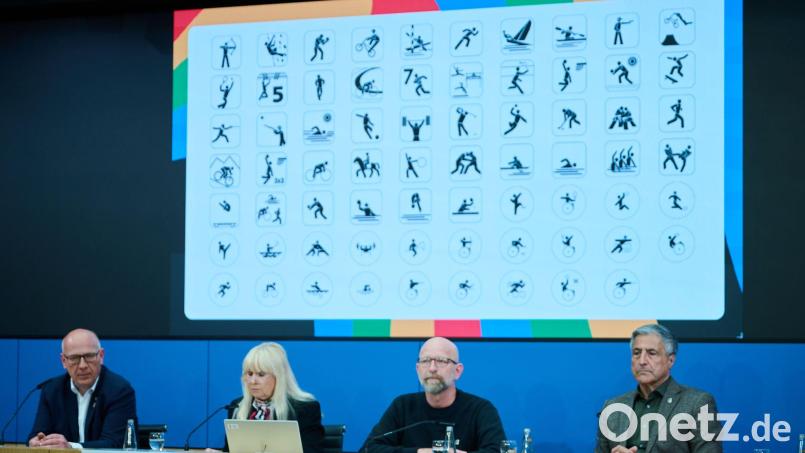 Kai Wegner (l) und Iris Spranger haben das Olympiakonzept vorgestellt. Bild: Annette Riedl/dpa