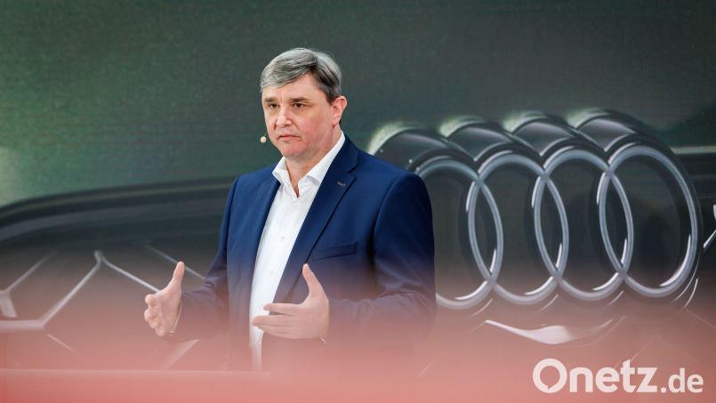 Audi-Finanzchef Rittersberger muss einen weiteren Gewinnrückgang vermelden. (Archivbild) Bild: Daniel Karmann/dpa