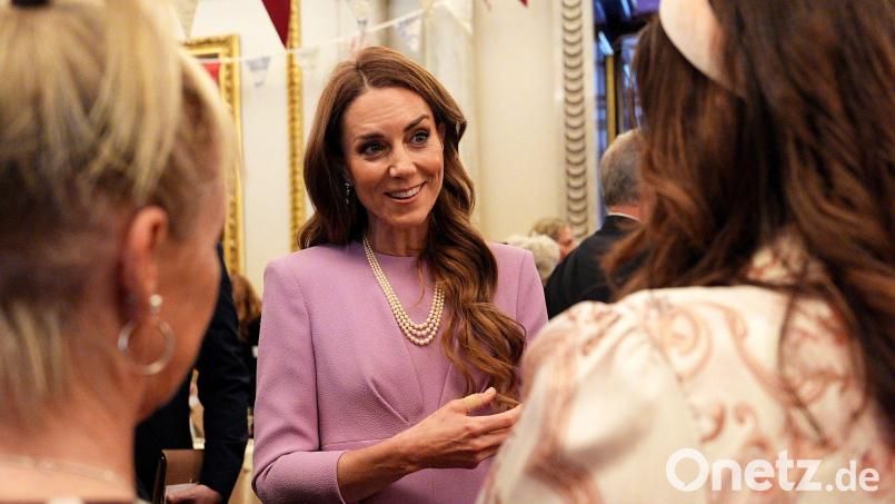 Die britische Prinzessin Kate bricht in der kommenden Woche zu ihrer ersten offiziellen Auslandsreise seit ihrer Krebsbehandlung auf. (Archivbild) Bild: Aaron Chown/PA Wire/dpa