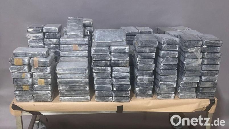 Ermittler aus Bayern sind in Wuppertal auf diese Drogen gestoßen: Über 600 Kilogramm Kokain. Bild: -/Bundeskriminalamt/dpa