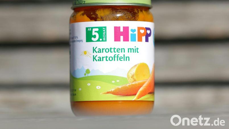 Im Erpressungsfall um vergiftete Hipp-Gläschen sitzt der Verdächtige in Untersuchungshaft. (Symbolbild) Bild: Tobias Steinmaurer/APA/dpa