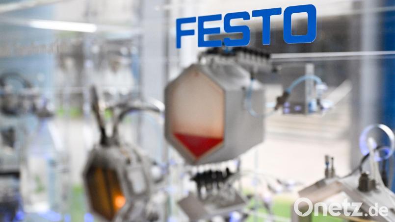 Festo plant den Abbau von Stellen. (Archivbild) Bild: Bernd Weißbrod/dpa