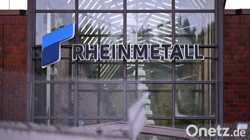 Werktor von Rheinmetall in Unterlüß. Bild: Wolf von Dewitz/dpa