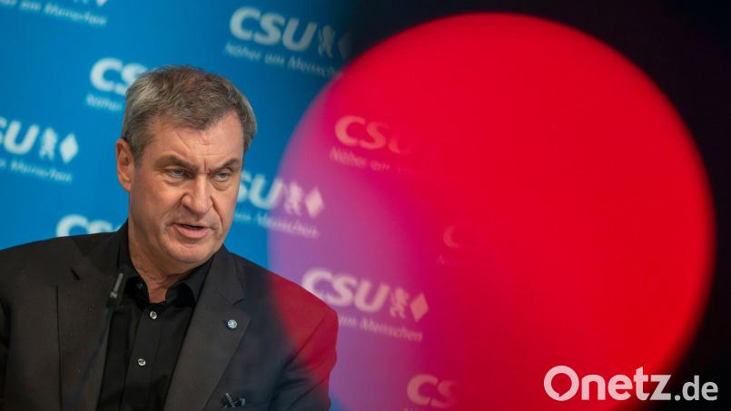 Seine Reise sei sein „Bekenntnis zu den Sudetendeutschen“, sagte CSU-Chef Söder. Bild: Peter Kneffel/dpa