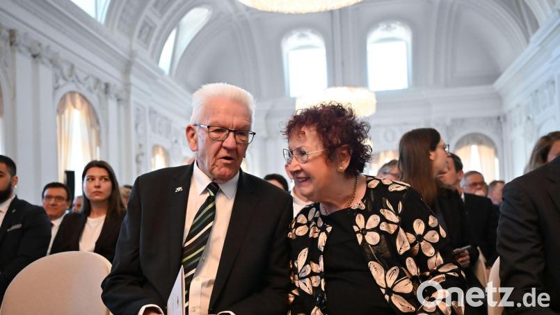 Gerlinde Kretschmann hatte sich 2021 mitten im Wahlkampf wegen Brustkrebs behandeln lassen müssen. (Archivbild) Bild: Katharina Kausche/dpa