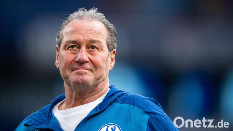 Huub Stevens war mehrfach und insgesamt gut sieben Jahre Trainer des FC Schalke 04 (Archivbild). Bild: Guido Kirchner/dpa