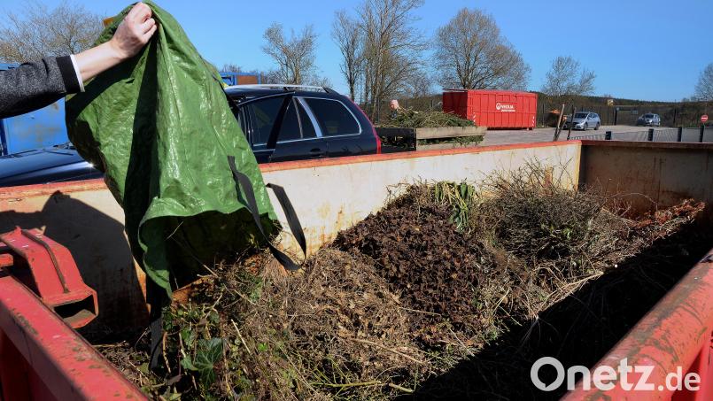 Die Wertstoffinsel "Trathgasse" in Ullersricht kehrt am 20. Mai an den alten Standort zurück. Auch der Grüngutcontainer wird hier integriert. Symbolbild: Stephan Huber