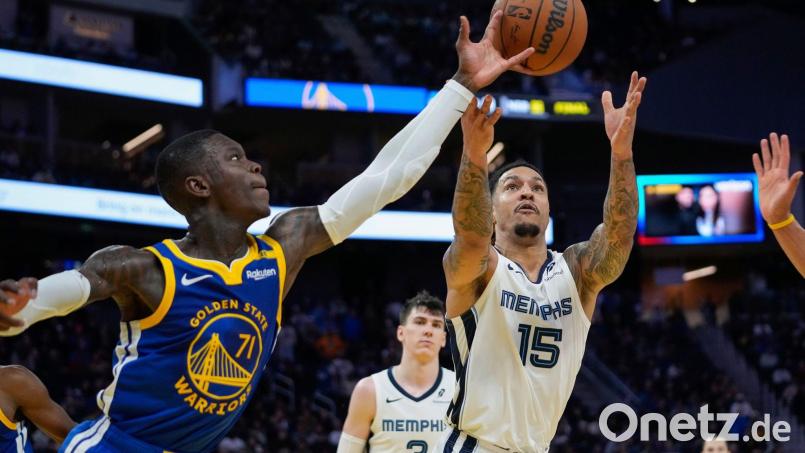 Brandon Clarke (r.) spielte seine gesamte NBA-Karriere für die Memphis Grizlies. Bild: Godofredo A. Vásquez/AP/dpa