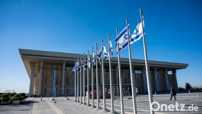 Das israelische Parlament in Jerusalem, die Knesset. (Archivbild) Bild: Christophe Gateau/dpa