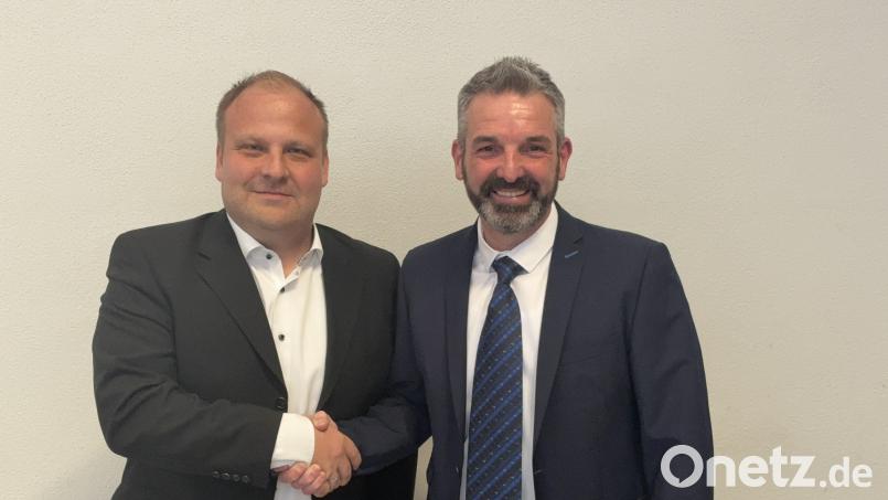 Birglands neuer Bürgermeister Elmar Halk (rechts) und Zweiter Bürgermeister Maximilian Graf stehen für Zusammenarbeit im neuen Gemeinderat. Bild: ge
