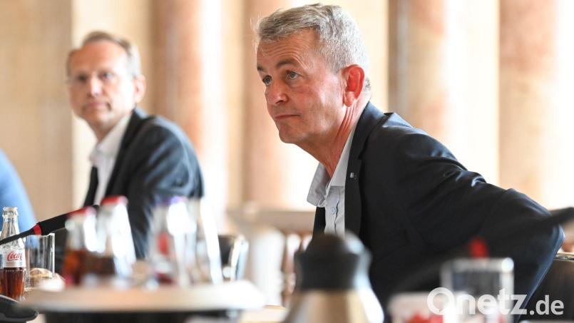 vbw-Hauptgeschäftsführer Bertram Brossardt während einer Gesprächsrunde in der Staatskanzlei in München. (Archivbild) Bild: Tobias Hase/dpa