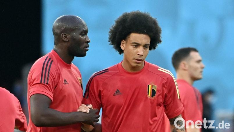 Beide im WM-Kader: Lukaku (l) und Witsel. (Archivbild) Bild: Laurie Dieffembacq/BELGA/dpa