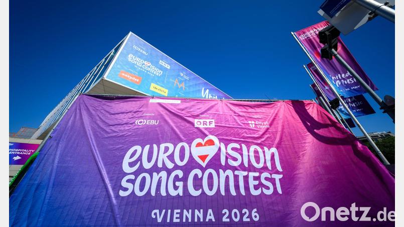 Einige Länder beteiligen sich nicht am ESC in Wien. (Archivbild) Bild: Max Slovencik/APA/dpa