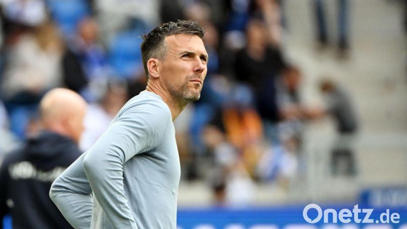 Ende einer Ära: Trainer Christian Eichner verlässt den KSC. Bild: Uli Deck/dpa