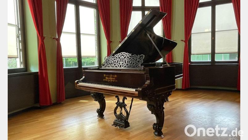 Soll klingen wie im Jahr 1876: Der historische Steinway-Flügel des Komponisten Richarrd Wagner. Bild: Nationalarchiv der Richard-Wagner-Stiftung/dpa