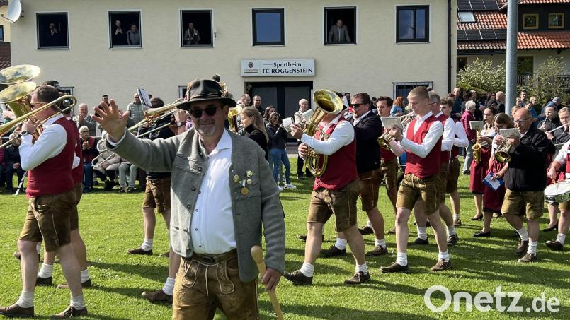 Die Jugendkapelle Roggenstein wurde durch Kapellmeister Josef Wolfrath zu einem sehr erfolgreichen Ensemble. Bild: dob