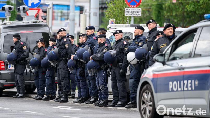 Die Sicherheitsbehörden ziehen eine positive ESC-Bilanz. Bild: Max Slovencik/APA/dpa