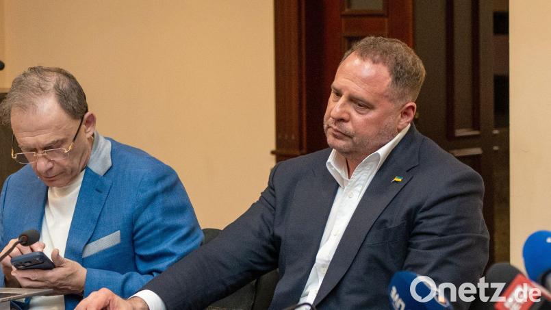 Andrij Jermak war die einst rechte Hand von Präsident Wolodymyr Selenskyj. (Archivfoto) Bild: Dan Bashakov/AP/dpa
