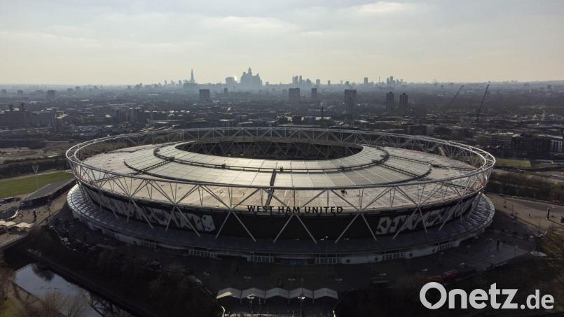 Seit 2016 trägt West Ham United seine Heimspiele im London Stadium aus. (Archivbild) Bild: Ben Whitley/PA Wire/dpa