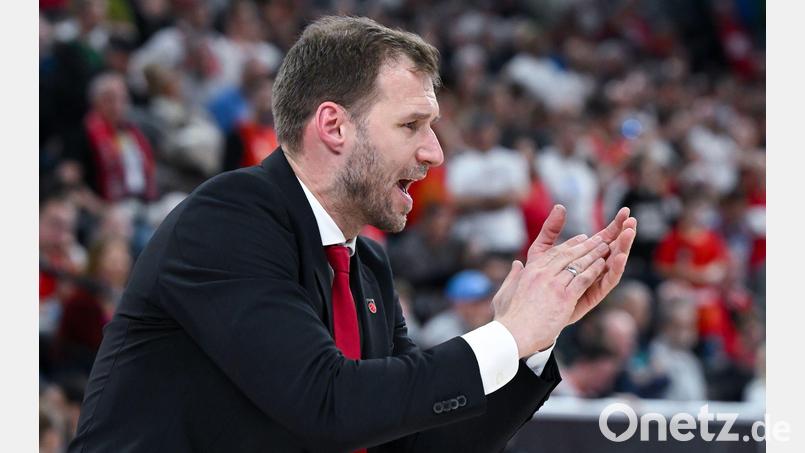 Anton Gavel hat mit Bamberg auch das zweite Heimspiel gegen seinen ehemaligen Club Ulm gewonnen. (Archivbild) Bild: Sven Hoppe/dpa
