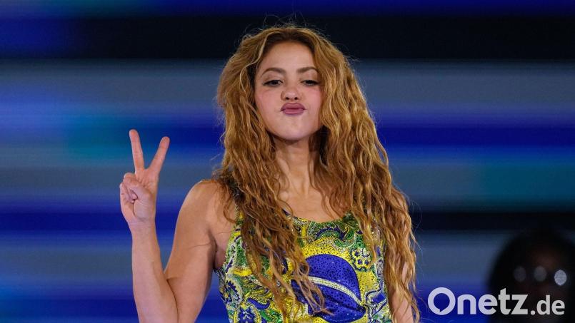 Shakira feiert einen Freispruch in Spanien. (Archivbild) Bild: Silvia Izquierdo/AP/dpa