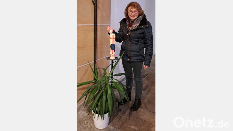 Doris Borchardt engagiert sich in ihrer Freizeit als Teil eines fünfköpfigen Mesner-Teams. Bild: privat