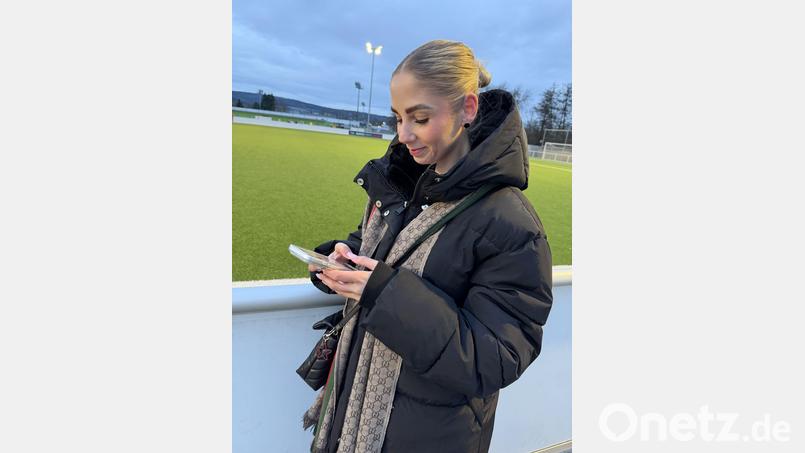 Corinna arbeitet ehrenamtlich als Social Media Managerin bei der SpVgg Trabitz. Bild: privat