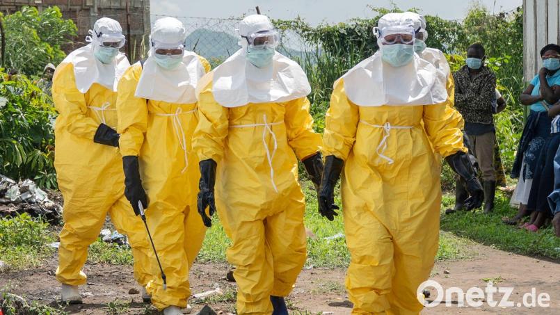Im Kongo und in Uganda gibt es nach WHO-Angaben inzwischen mehr als 500 Verdachtsfälle von Ebola, einer ansteckenden und lebensbedrohlichen Krankheit. Bild: Moses Sawasawa/AP/dpa
