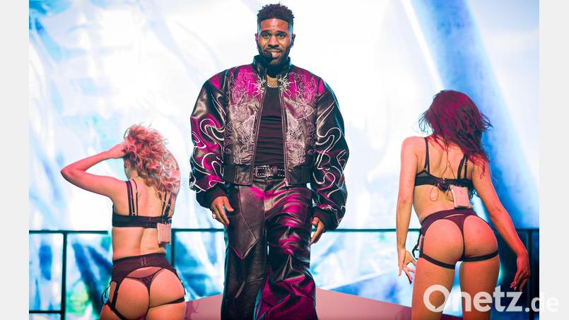 Nach Angaben des Bierkönigs am Ballermann auf Mallorca wird der US-Popstar Jason Derulo dort am 24. Juni auftreten. (Archivbild) Bild: Moritz Frankenberg/dpa