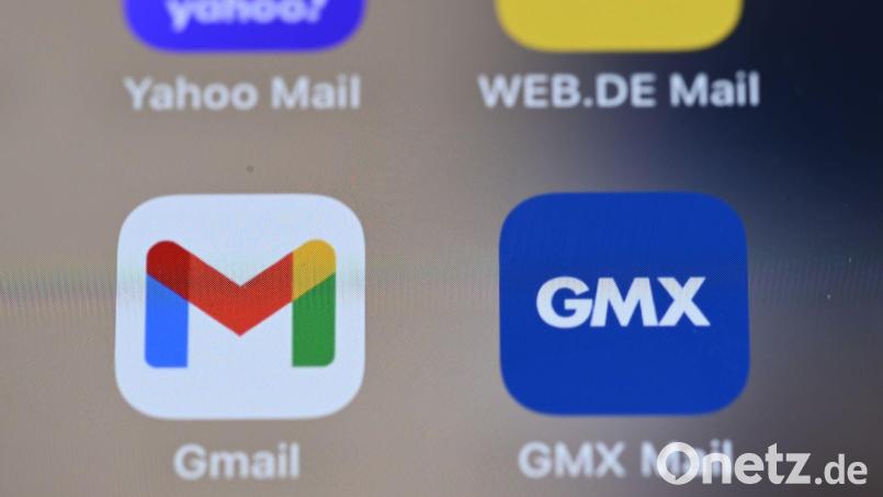 Der deutsche E-Mail-Dienst GMX konkurriert vor allem mit Gmail. Bild: Wolf von Dewitz/dpa