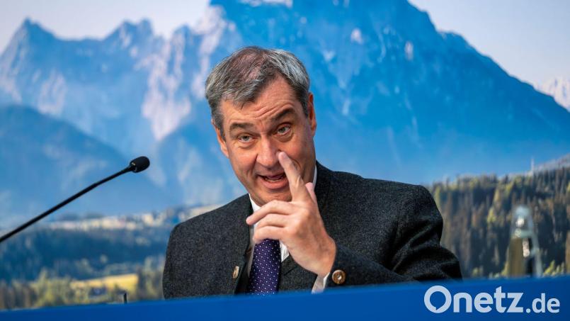 Markus Söder will einen Plan für herausfordernde Zeiten präsentieren. (Archivbild) Bild: Peter Kneffel/dpa