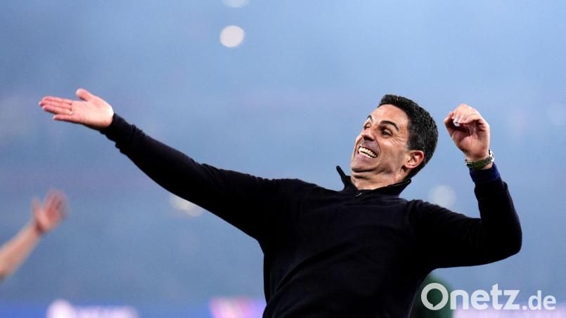 Das Warten hat ein Ende: Arteta und Arsenal sind Meister. (Archivbild) Bild: John Walton/PA Wire/dpa