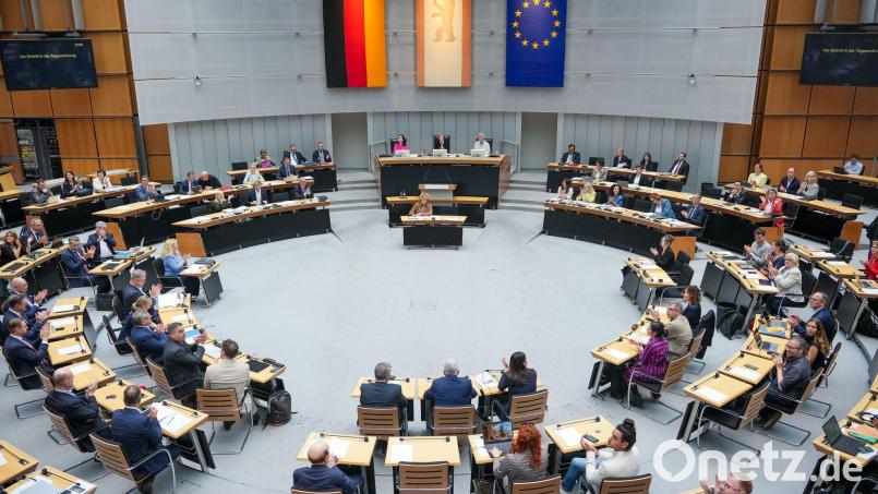 Im Berliner Abgeordnetenhaus wurde über die Bewerbung Berlins für Olympische und Paralympische Spiele abgestimmt. Bild: Soeren Stache/dpa