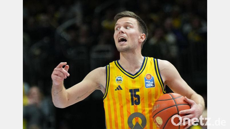 19 Punkte von Spielmacher Martin Hermannsson reichten Alba am Ende nicht zum Sieg. (Archivbild) Bild: Soeren Stache/dpa