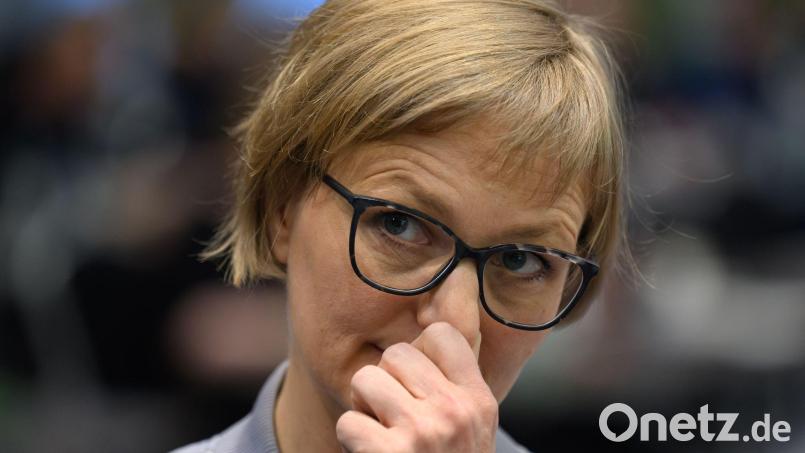 Grünen-Chefin Franziska Brantner kritisiert das Vorgehen in der Debatte über eine Rentenreform. (Archivbild) Bild: Hendrik Schmidt/dpa