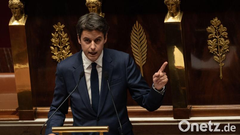 Gabriel Attal will dem französischen Präsidenten Emmanuel Macron in seinem Amt nachfolgen. (Archivbild) Bild: Aurelien Morissard/XinHua/dpa