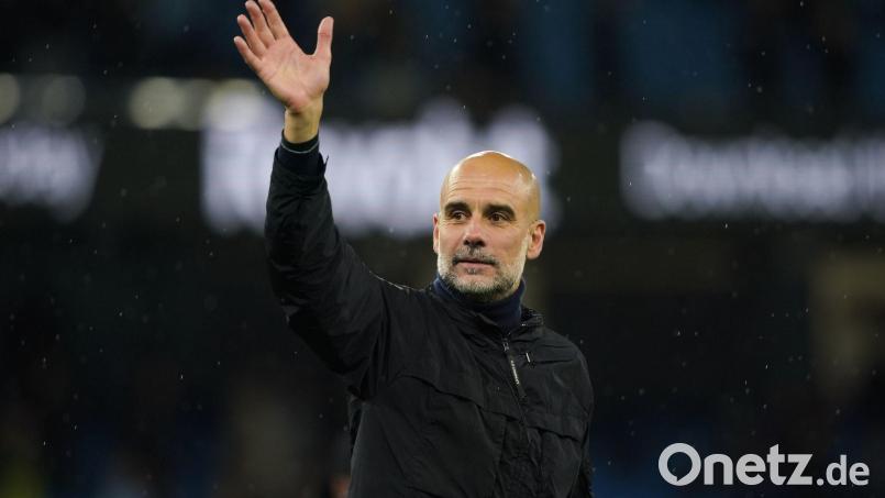 Time to say goodbye: Pep Guardiola verlässt Manchester City. (Archivbild) Bild: Ian Hodgson/AP/dpa