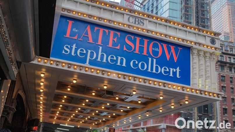 Trump stichelt wieder gegen Comedian Stephen Colbert. Bild: Milo Hess/ZUMA Press Wire/dpa