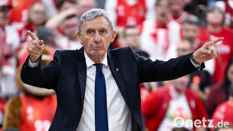 Sieg Nummer drei gegen Trier: Bayern-Coach Svetislav Pesic. (Archivbild) Bild: Sven Hoppe/dpa