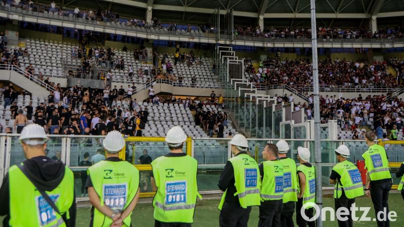 Vor dem Turiner Derby kommt es zu Auschreitungen. Bild: Tano Pecoraro/LaPresse via ZUMA Press/dpa