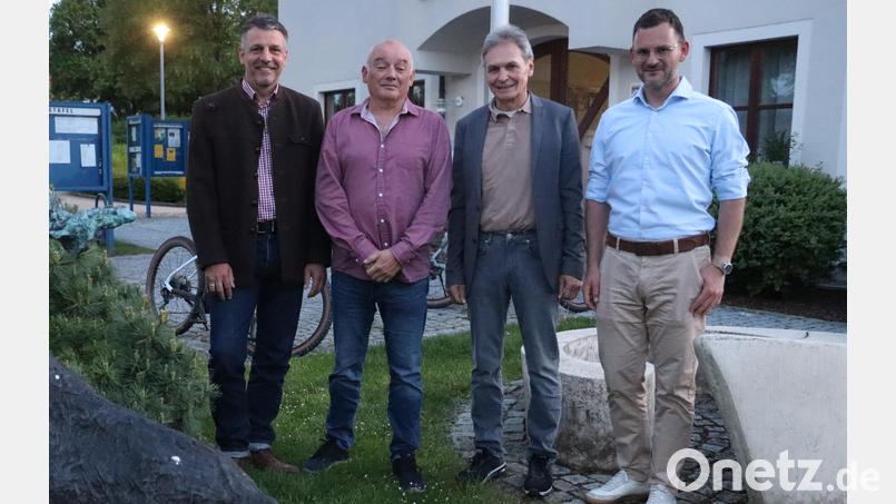 Sie sind die neuen Beauftragten des Marktes Rieden: Jürgen Färber (von links), Gerhard Schnabel, Josef Weinfurtner und Christoph Frohmader. Bild: mrr