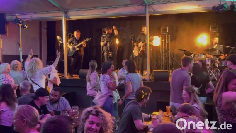 Schon am Samstag ging es beim Auftritt von "Voice mas" voll zur Sache. Bild: ge