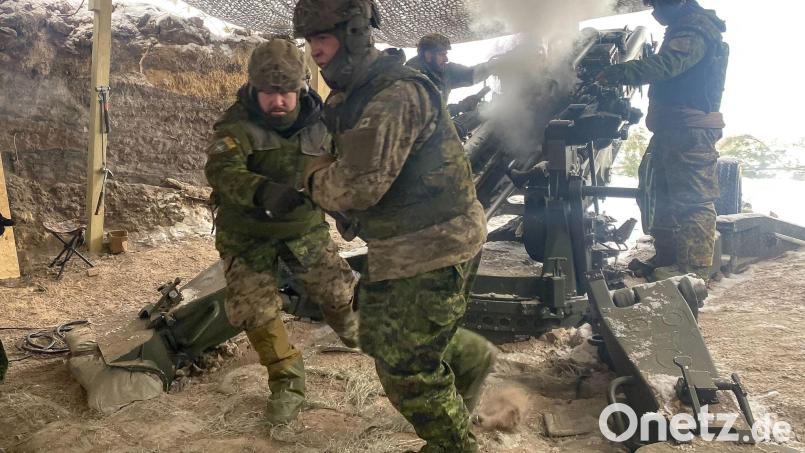 Kanadische Soldaten üben in Lettland. Bild: Alexander Welscher/dpa